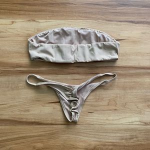 Coulbourne Tan/Nude Bikini Set (Small)